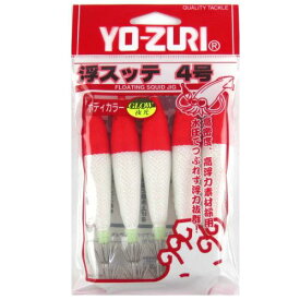 【お買い物マラソン！3点購入でP最大28倍！】デュエル 浮スッテカン布巻 5本入 4．0号 LA1【ゆうパケット】