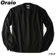 ウェア Oraio(オライオ) ハイテック ビック ロンT ロングスリーブ XL ブラック【ゆうパケット】