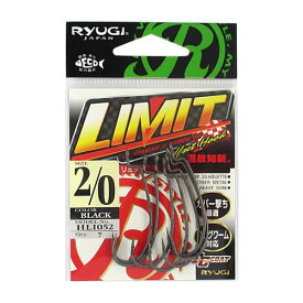 ささめ針 リューギ リミット HLI052 #2/0 ブラック【ゆうパケット】