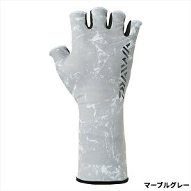 ダイワ グローブ DG-6625 リアルフィットグローブII XL マーブルグレー 5本切【ゆうパケット】