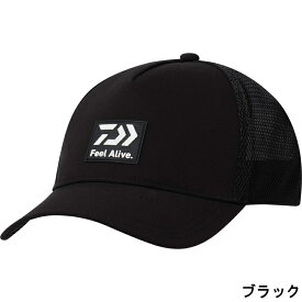 【スーパーSALE！最大P10倍&お得なクーポン配布中！】ダイワ キャップ DC-9026 ボックスロゴキャップ フリー ブラック【ゆうパケット】