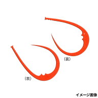 海神 シリコンネクタイシングルカーリー サウザー ISオレンジ/revレッドラメ【ゆうパケット】