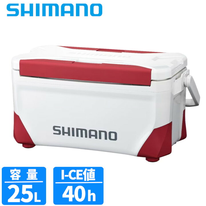楽天市場】シマノ クーラーボックス スペーザ ライト 25L レッド NS 