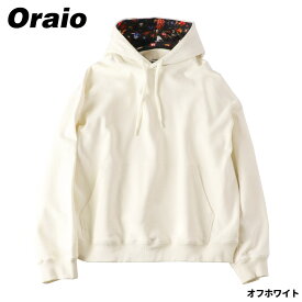 【スーパーSALE！最大P10倍&お得なクーポン配布中！】【現品限り】 ウェア Oraio(オライオ) プルオーバーパーカー S オフホワイト
