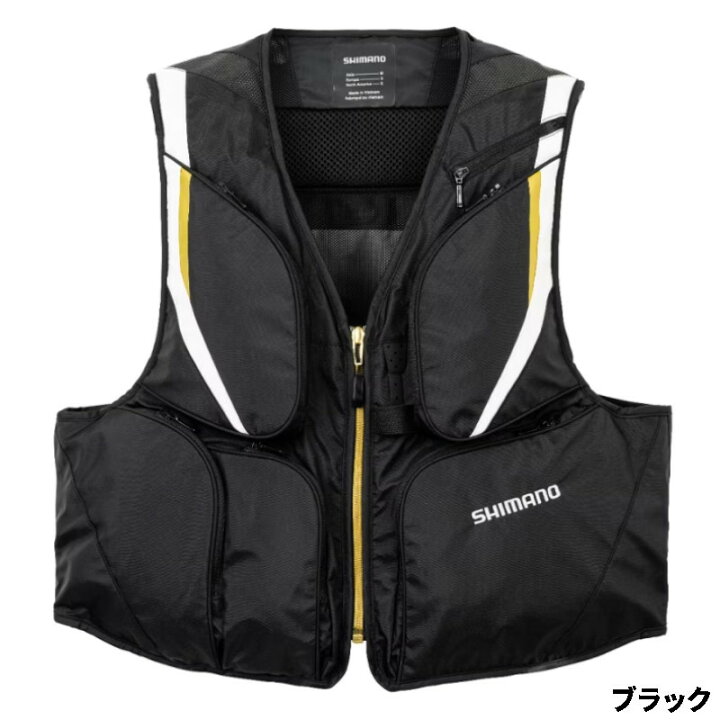 楽天市場】シマノ ウェア 2WAY ショートベスト XL ブラック VE-520W 