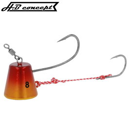 H.B コンセプト 鯛テンヤ 8号 アカキン【ゆうパケット】