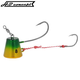 H.B コンセプト 鯛テンヤ 8号 ミドキン【ゆうパケット】