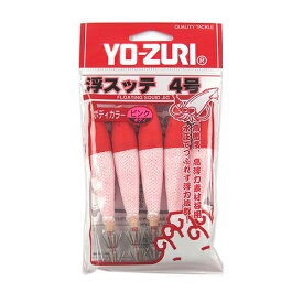 【お買い物マラソン！3点購入でP最大28倍！】デュエル ヨーヅリ 浮スッテカン布巻 5本入 4．0号 PA1【ゆうパケット】