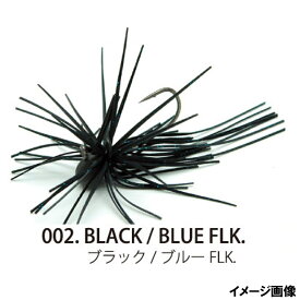 レイドジャパン ラバージグ EGU DAMA Type-LEVEL ヘビーウェイトモデル 7g 002.ブラック/ブルーFLK