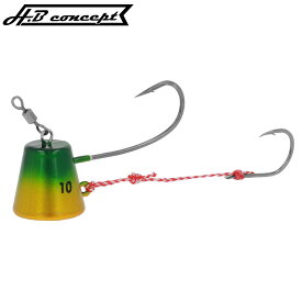 H.B コンセプト 鯛テンヤ 10号 ミドキン【ゆうパケット】