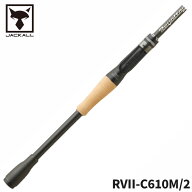 ジャッカル バスロッド リボルテージ ツーピースモデル2 RVII-C610M/2 バスロッド