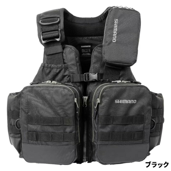 楽天市場】シマノ ライフジャケット アクトゲームベスト L ブラック VF  