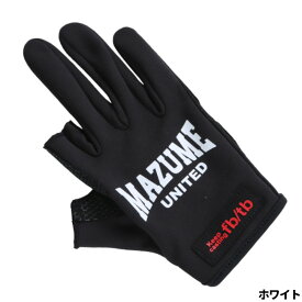 オレンジブルー 防寒ウェア マズメ ライトグローブ ウインター M ホワイト MZGL-F673【ゆうパケット】