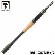 ジャッカル バスロッド リボルテージ ツーピースモデル2 RVII-C67MH+/2 バスロッド