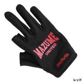オレンジブルー 防寒ウェア マズメ ライトグローブ ウインター M レッド MZGL-F673【ゆうパケット】