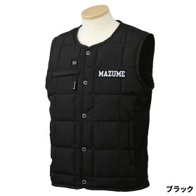 オレンジブルー 防寒ウェア マズメ ヒーターベスト 3L ブラック MZFW-879