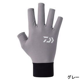 ダイワ グローブ DG-6826 アイスドライ UVケアグローブ 5本カット XL グレー 5本切【ゆうパケット】