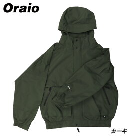 ウェア Oraio(オライオ) 2.5層 ウォータープルーフ ジャケット ライト M カーキ