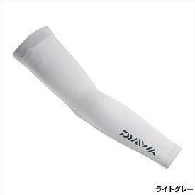 【スーパーSALE！最大P10倍&お得なクーポン配布中！】ダイワ ウェア DA-8125 アイスドライ アームカバー L ライトグレー【ゆうパケット】