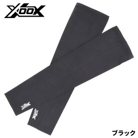 【スーパーSALE！最大P10倍&お得なクーポン配布中！】ウェア XOOX クールドライ アームカバー L ブラック【ゆうパケット】