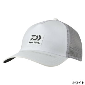 【スーパーSALE！最大P10倍&お得なクーポン配布中！】ダイワ キャップ DC-9024 ボックスロゴキャップ フリー ホワイト