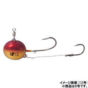 メジャークラフト 鯛乃実 げんこつかぶら 8号 #1 ケイムラ赤金