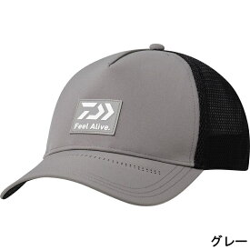 【スーパーSALE！最大P10倍&お得なクーポン配布中！】ダイワ キャップ DC-9026 ボックスロゴキャップ フリー グレー【ゆうパケット】