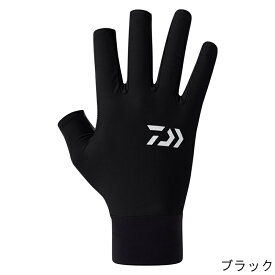 ダイワ グローブ DG-6726 アイスドライ UVケアグローブ 3本カット M ブラック 3本切【ゆうパケット】