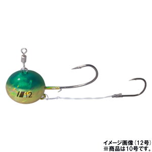メジャークラフト 鯛乃実 げんこつかぶら 10号 #3 ケイムラ緑金