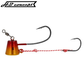 H.B コンセプト 鯛テンヤ 5号 アカキン【ゆうパケット】