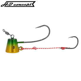 H.B コンセプト 鯛テンヤ 5号 ミドキン【ゆうパケット】