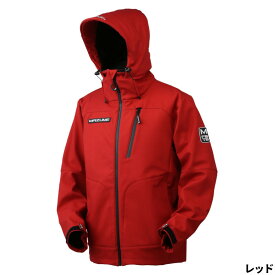 【アウトレット】 オレンジブルー 防寒ウェア マズメ ウインドカットジャケット L レッド MZFW-797