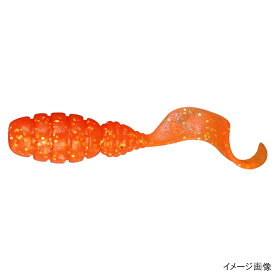 【衝撃！4点購入で最大1万ポイント！】ジャッカル ワーム グッドミールグラブ 1.5インチ オレンジゴールドフレーク【ゆうパケット】