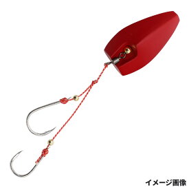 無双真鯛 貫撃遊動テンヤ 25号 12.マットレッド SE105