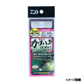【衝撃！4点購入で最大1万ポイント！】ダイワ 快適カワハギ仕掛け3本ベーシック SS ネオフック4号-ハリス2号【ゆうパケット】