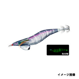 【アウトレット】 デュエル エギ ヨーヅリ アオリーQ 3D 4.0号 2.LBL 夜光ブラック【ゆうパケット】
