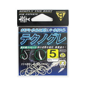 がまかつ テクノグレ 5号 パールホワイト【ゆうパケット】