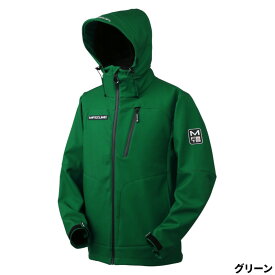 【アウトレット】 オレンジブルー 防寒ウェア マズメ ウインドカットジャケット LL グリーン MZFW-797
