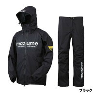 【現品限り】 オレンジブルー ウェア マズメ コンタクトレインスーツ II M ブラック MZRS-688