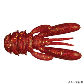 ジャッカル ワーム グッドミールクロー 1.5インチ レッドゴールドフレーク【ゆうパケット】