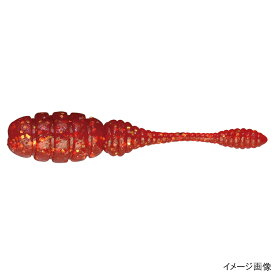 ジャッカル ワーム グッドミールピンテール 1.5インチ レッドゴールドフレーク【ゆうパケット】