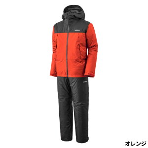 シマノ 防寒ウェア ベーシックインサレーション レインスーツ 01 M オレンジ RB-057X