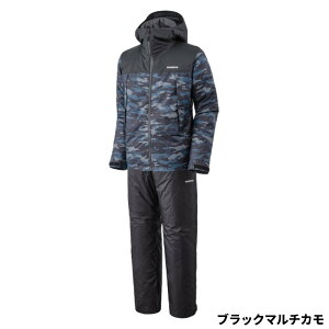 シマノ 防寒ウェア ベーシックインサレーション レインスーツ 01 M ブラックマルチカモ RB-057X