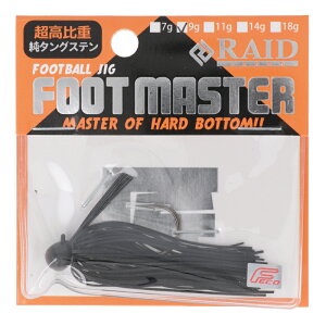 ���C�h�W���p�� ���o�[�W�O FOOT MASTER 9g 01.�u���b�N�y�䂤�p�P�b�g�z