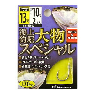 海上釣堀 糸付 大物スペシャル IS602 針13号−ハリス10号【ゆうパケット】