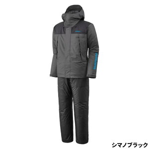 防寒ウェア ベーシックハイロフト レインスーツ 01 XL シマノブラック RB-077Y