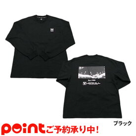 【4月入荷予定/ご予約受付中】ジャッカル ウェア グラフィックロングスリーブT XXL ブラック※他商品との同時注文不可/代引不可/