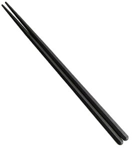 メラミン食器 PBT 22cm六角箸 黒OM 福井クラフト