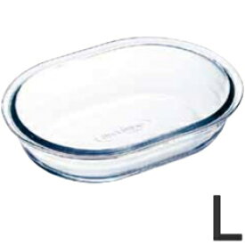 アルキュイジーヌ オーブンウェア 耐熱ガラス製 楕円型 パイ皿 L 132BA00