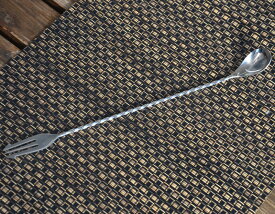 バースプーン ツイスト ユキワ(YUKIWA) UK 18-8 ステンレス製 L 31.5cm 0330 2150【送料無料】【メール便発送】